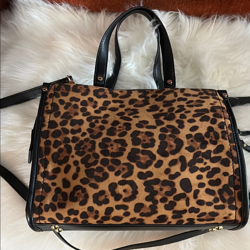 INC Leopard Print purse